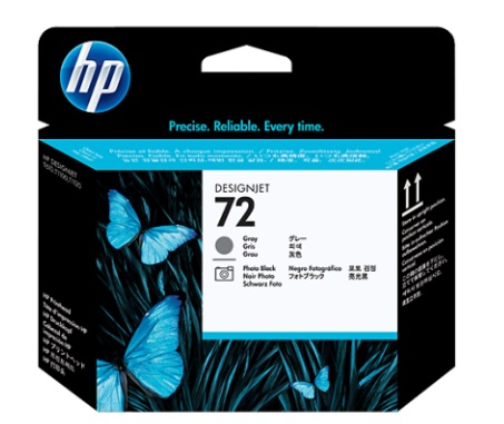 C9380A HP 72 Gray and Photo Black – Gri Foto Siyah DesignJet Printhead Plotter Baskı Kafası